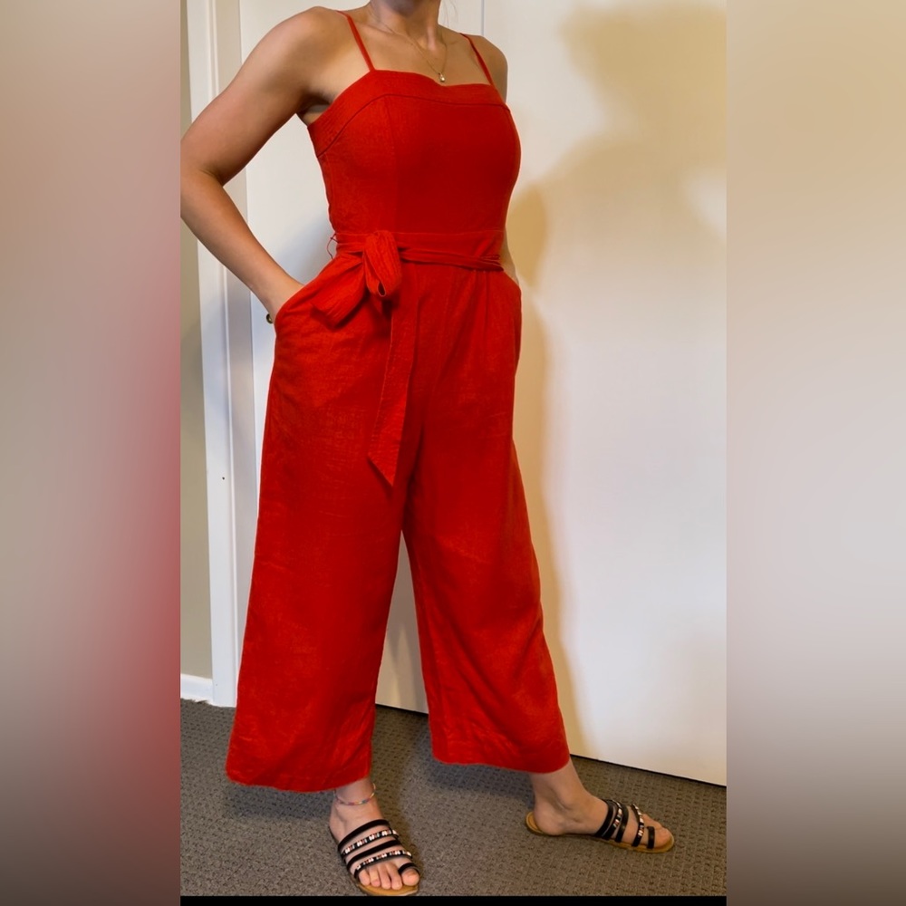 J.Crew Factory linen romper